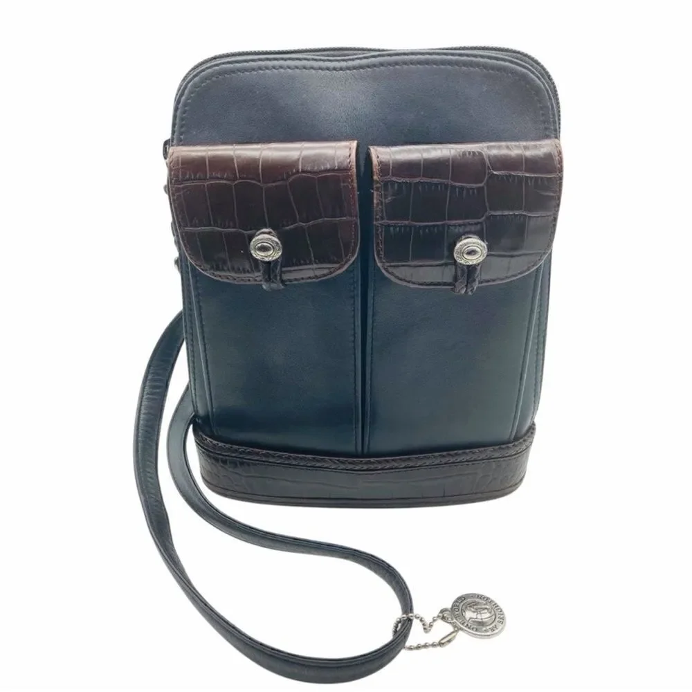 Brighton One World Genuine Leather Crossbody Bag
